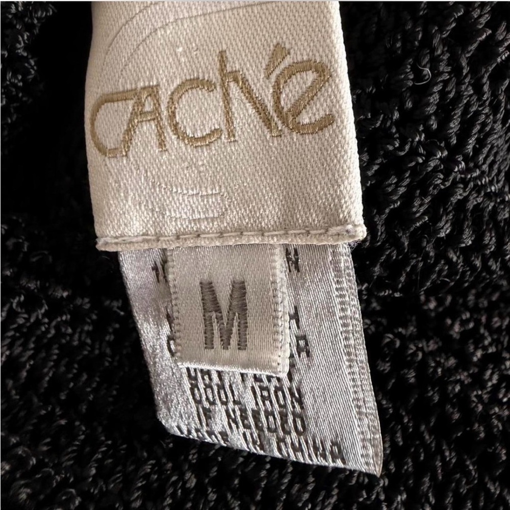 Cache Chic Black Knit Tank Top - Picture 9 of 9